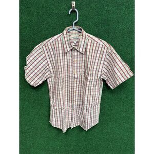 90s US Expedition Shirt Mens Medium Plaid Casual Outdoor Vintage